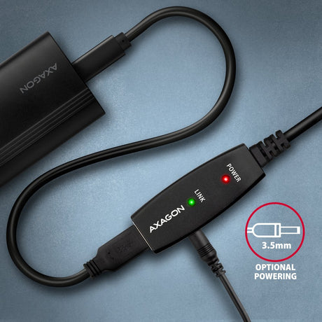 EAN 8595247902344 - Axagon ADR-215 USB 2.0 A-M -> A-F active extension/repeater cable 15m - Kabel - Digital/Daten cable USB U imagen 7