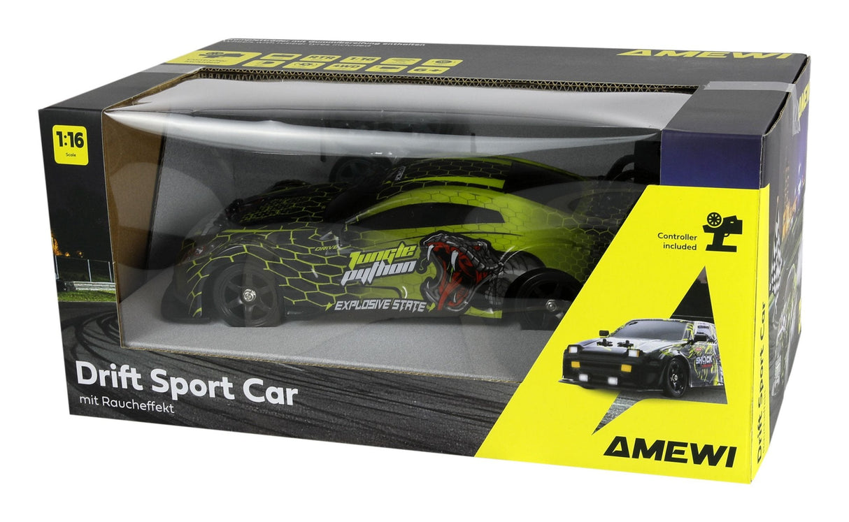 Amewi Rc Drift Sport Gtr 4wd 1:16 Rtr Verde
