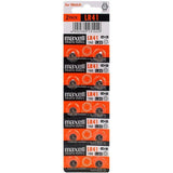 Maxell Pack De 10 Pilas Alcalinas De Boton Lr41 1.5v