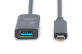 EAN 4016032497431 - Digitus DA-73113 cable USB USB 3.2 Gen 2 (3.1 Gen 2) USB C USB A Negro imagen 2