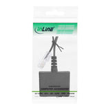 Adaptador Inline Tae Rj45 Macho A Tae-N Y Rj11 Hembra