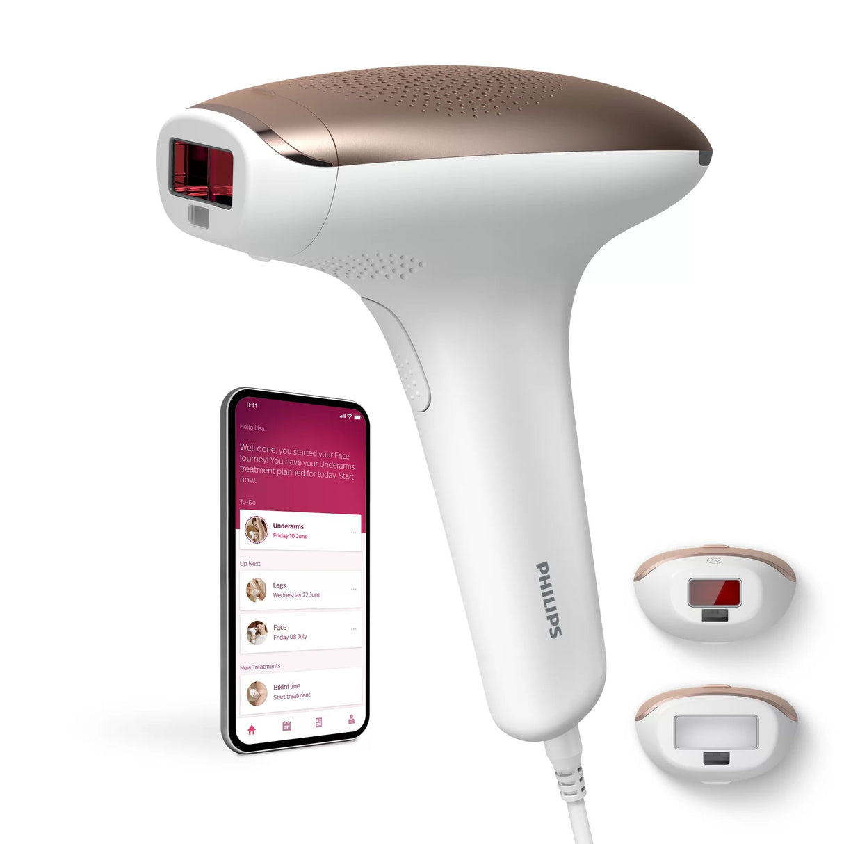 EAN 8710103747000 - Philips Lumea Advanced SC1997/00 depiladora de luz pulsada Luz pulsada doméstica (HPL) Blanco, Oro rosa imagen 1
