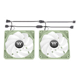 Ventilador Inverso Caja Thermaltake Ct120 Argb 2xvent Verde Matcha