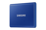 Disco Externo Ssd Samsung 500gb Portable T7 Usb3.2 Gen.2 Indigo Blue Extern Kit