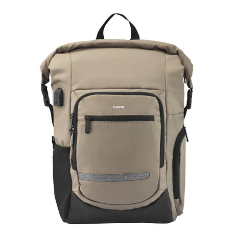 EAN 4047443499929 - Hama Terra 39,6 cm (15.6") Mochila Beige, Negro imagen 1