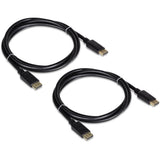 Cable Trendnet Displayport 1.2 1.8m 2 Unidades M/M