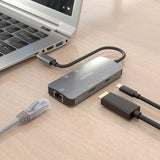 EAN 8435739901748 - AISENS ASUC-6P019-GR base para portátil y replicador de puertos Alámbrico USB 3.2 Gen 1 (3.1 Gen 1) Type- imagen 6