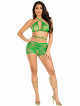 Leg Avenue - Set Sujetador & Pantalon Verde