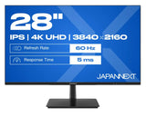 EAN 4589511175989 - JAPANNEXT JN-I280UHD60F-P pantalla para PC 71,1 cm (28") 3840 x 2160 Pixeles 4K Ultra HD LCD Negro imagen 3