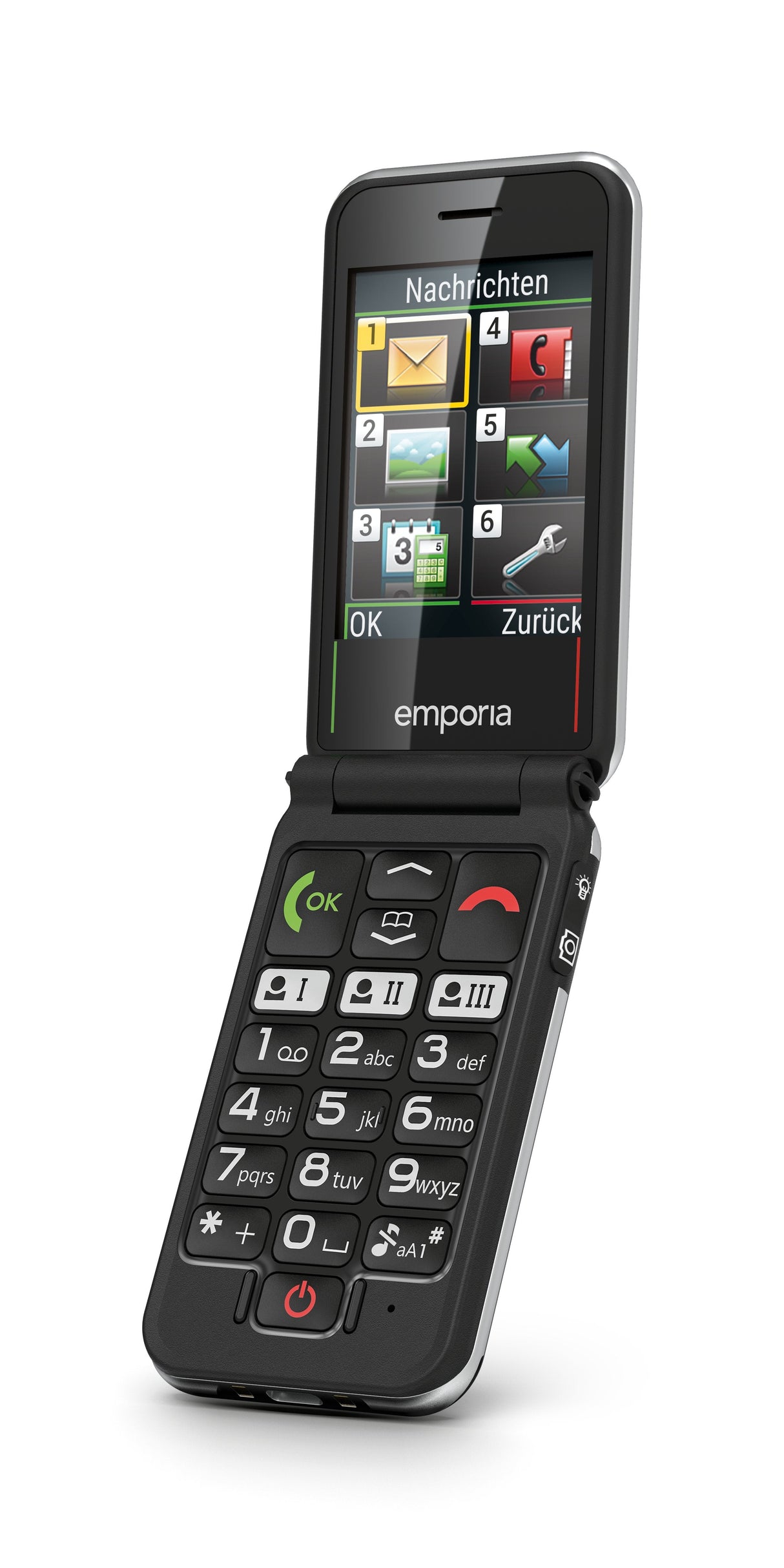 Emporia Emporiajoy_lte Negro (V3) Grosstastenklapphandy