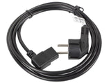 Lanberg Cable De Alimentacion Ca-C13c-12cc-0018-Bk Conectores Schuko / Iec320 C13 Acodado 1.8 Metros