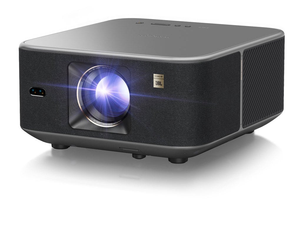 Yaber K3 Smart Projector, 1000 Ansi Lumens, Full Hd 1080p Lcd Projector With 4k Support, Dual Jbl 10w Speakers With Dolby Audio, Google Tv With Netflix And 7000+ Apps, Auto Focus, Auto Keystone Correc
