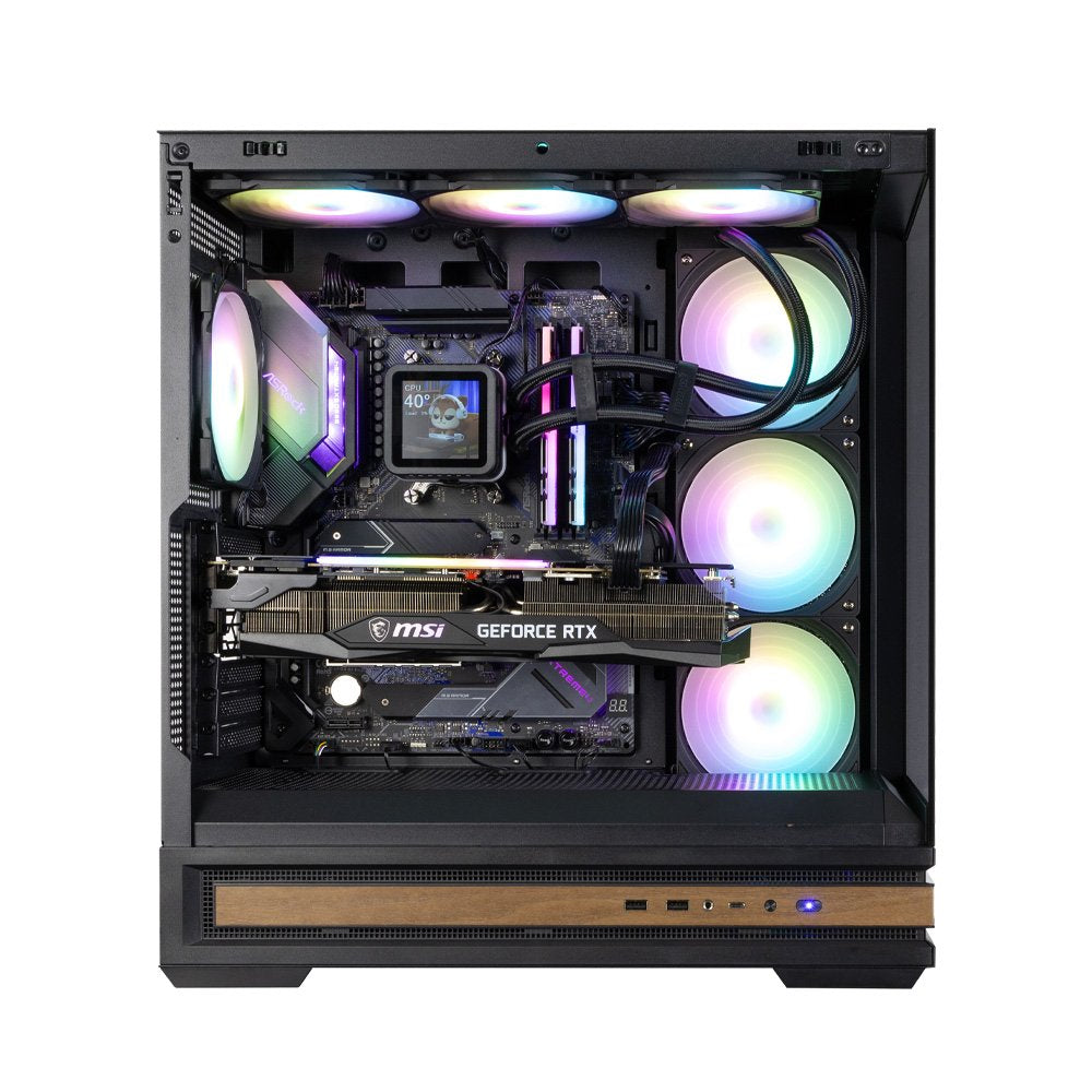 Caja Pc Zalman P40 Namu Atx 4 Xvent 120mm Argb 2xusb 3.0 Negro S/N Fuente