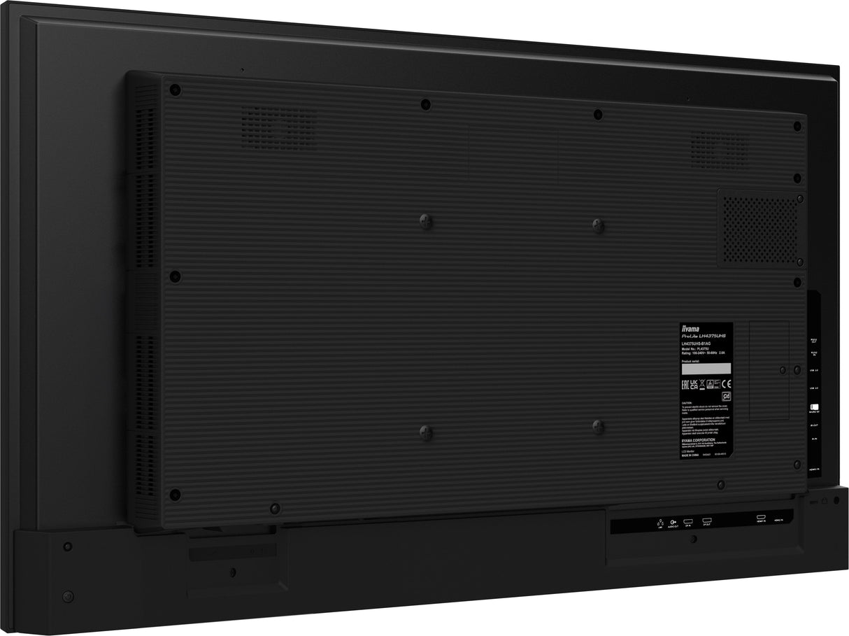 Iiyama Prolite Lh4365uhsb-B1 109 Cm (43") Klasse (108 Cm (42.5") Sichtbar) Lcd-Display Mit Led-Hintergrundbeleuchtung -