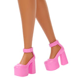 Muñeca Falda Rosa Barbie