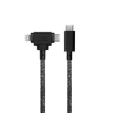Native Union Belt Cable Duo Cable Usb 1,5 M Usb C Usb C/Lightning Negro