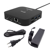 EAN 8595611707742 - i-tec USB-C Dual HDMI Docking Station with Power Delivery 100 W + Universal Charger 100W imagen 1