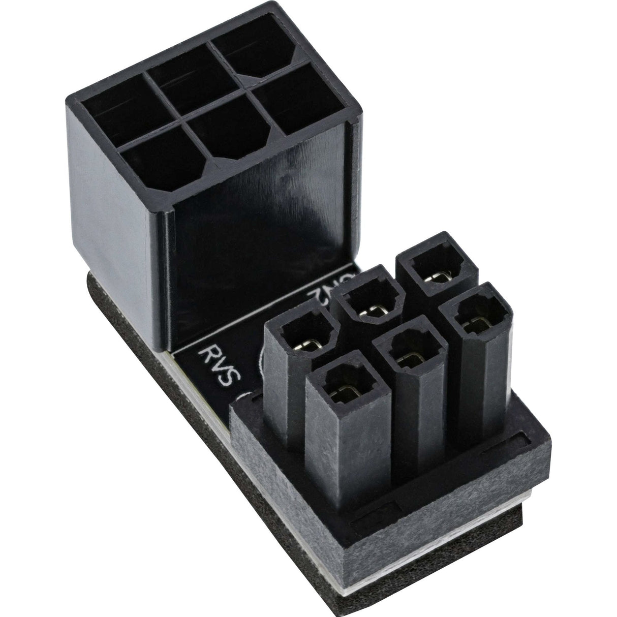 Adaptador De Corriente Interno Inline, 180° Atx De 6 Pines Macho/Hembra (Reverso), Para Tarjeta Gráfica De Escritorio