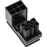 Adaptador De Corriente Interno Inline, 180° Atx De 6 Pines Macho/Hembra (Reverso), Para Tarjeta Gráfica De Escritorio