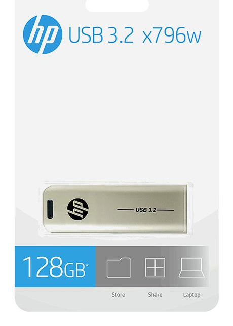 EAN 4712847098107 - HP x796w unidad flash USB 128 GB USB tipo A 3.2 Gen 2 (3.1 Gen 2) Plata imagen 6