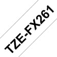 EAN 0012502626114 - Brother TZE-FX261 cinta para impresora de etiquetas Negro sobre blanco imagen 1