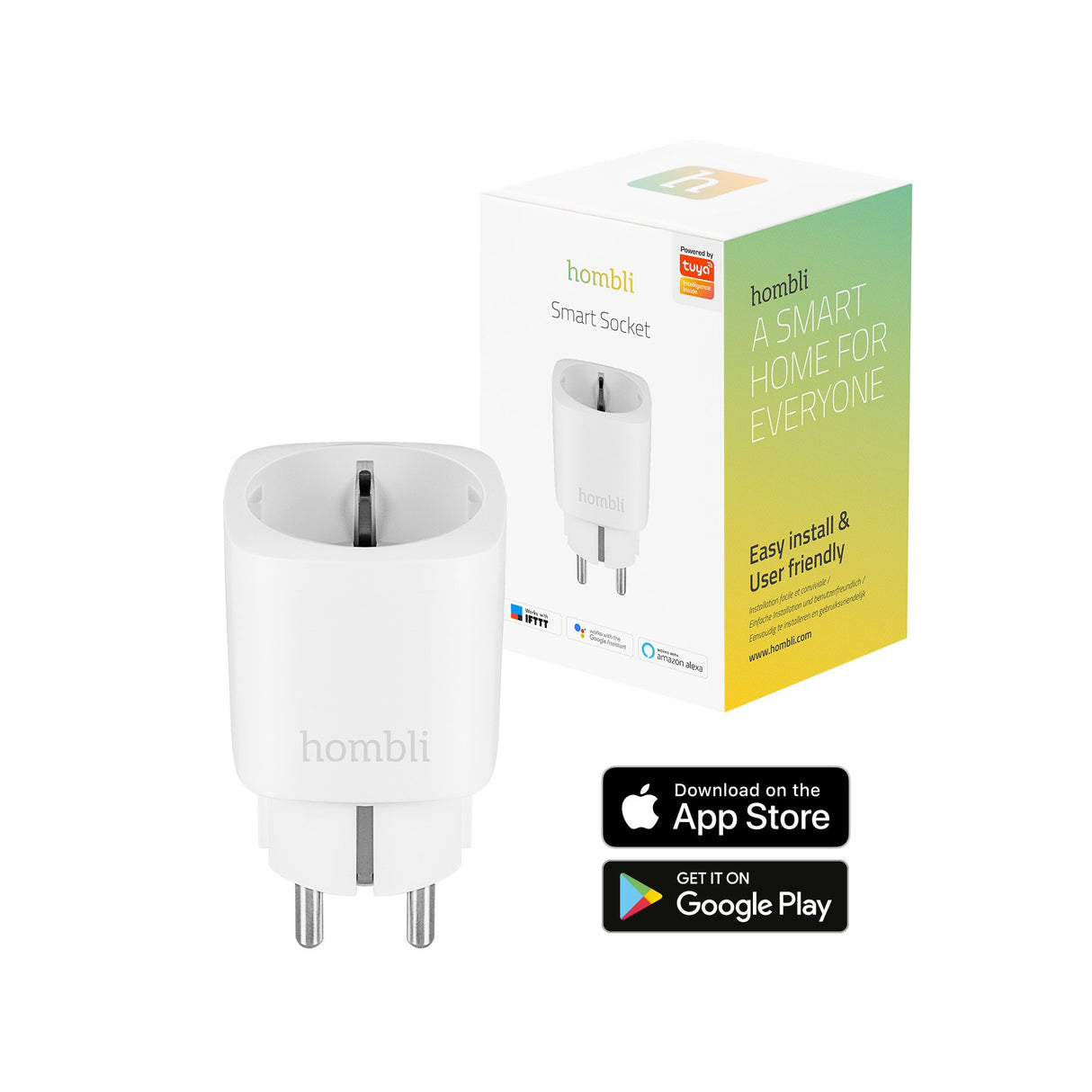EAN 8719323914834 - Hombli HBSS-0109 enchufe inteligente 3540 W Blanco imagen 2