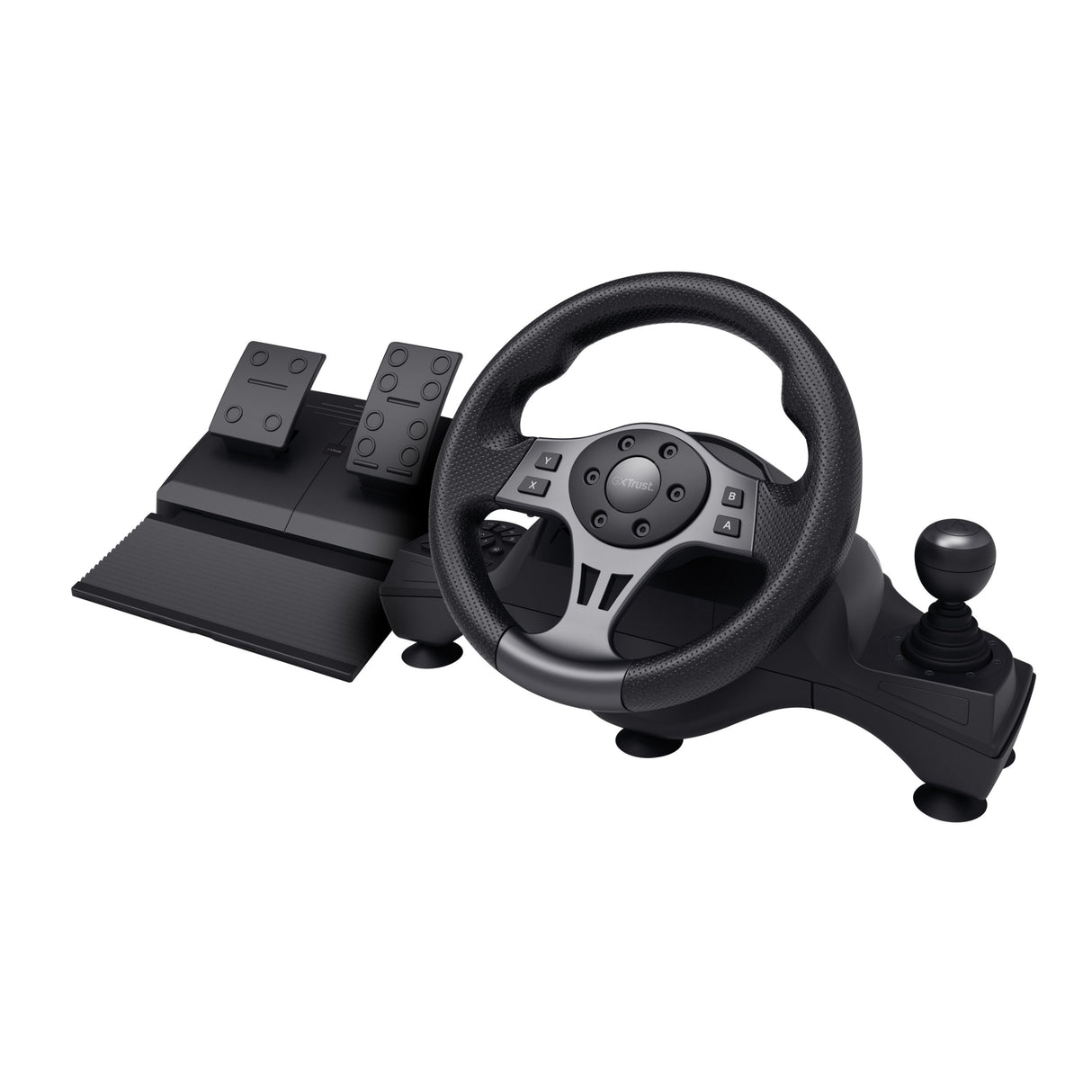 EAN 8713439251227 - Trust GXT 289 Movi Negro USB Volante + Pedales Nintendo Switch, PlayStation 4, Xbox One S, Xbox One X, Xb imagen 1