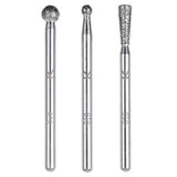 Set 3 Muelas De Diamante Esféricas Y Cónicas 5988000 Wolfcraft