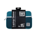 Fitness  Funda Portátil Y Tablet Neopreno 15 Pulgadas Sleeve Azul Turquesa