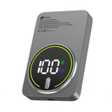 Powerbank 10000mah Leotec Lepoww20w10g 20w Wireless Gris Incluye Cable Usb Tipo-C