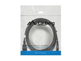 Lanberg Cable Alargador De Alimentacion 5 Metros  Ca-C13e-11cc-0050-Bk Conectores Iec320 C13 / Iec320 C14