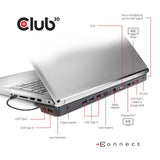 Club 3d Docking Station Usb/Hdmi/Dp