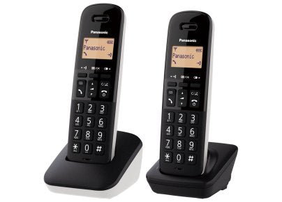 Telefono Cordless Doppio Panasonic Kx-Tgb612jtw  Bianco/Nero