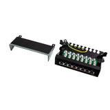 Patchpannel Desktop 8 Port Cat6 Stp Negro Logilink