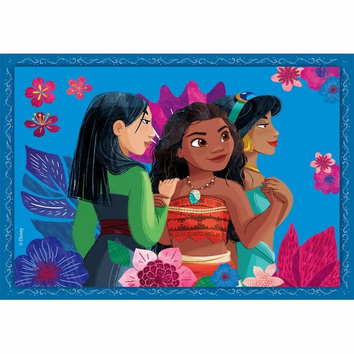 Puzzle Clementoni Supercolor 4 In 1  Disney Princess 21517