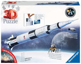 Ravensburger Rompecabezas 3d Cohete Apolo Saturno V  11545