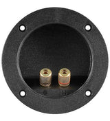 Terminal De Altavoz - 105 Mm De Diametro 2 Conectores , Redondo