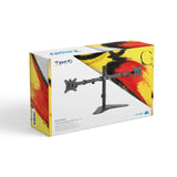 Tooq Soporte De Mesa Con Brazos Articulados Para 2 Monitores De 17"-32" - Giratorio E Inclinable - Peso Max 9kg X Brazo