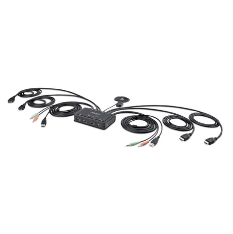 EAN 0065030899222 - StarTech.com C2-DH46-UA2-CBL-KVM interruptor KVM Negro imagen 1