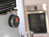 Gefu Optico Temporizador Mecánico Para Cocina Negro, Acero Inoxidable