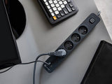 Tracer Power Line+ 1,5 M 4 Gniazd Usb Pd18w Grafitowy