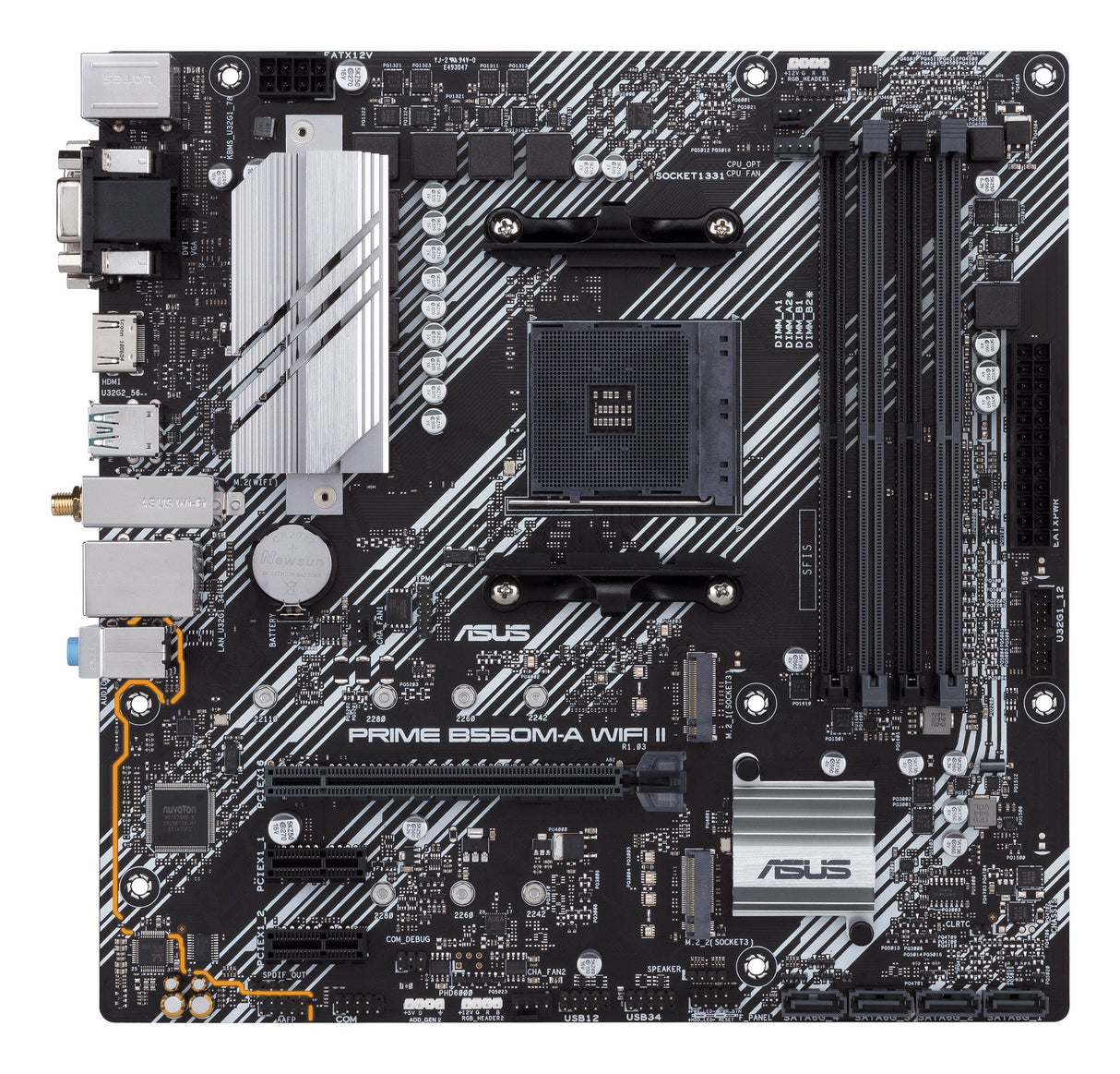 EAN 0195553309745 - ASUS PRIME B550M-A WIFI II AMD B550 Zócalo AM4 micro ATX imagen 2