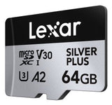 Lexar Professional Silver Plus Microsdxc Uhs-I Card 64 Gb