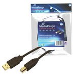 Mediarange Usb Anschlusscable A -> B M M 1.80m Sw Blimer