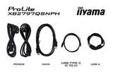 Monitor  Iiyama  27" Xb2797qsnph-W1 16:9 Hdmi+Dp+2xusb-C