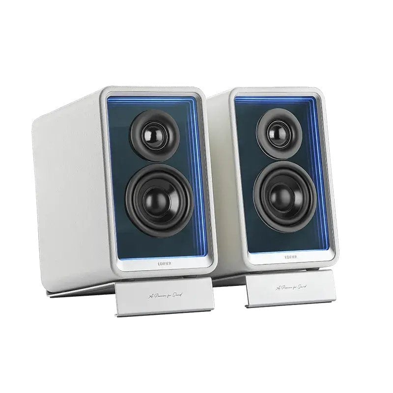 Edifier Qr65 Aktive Design-Lautsprecher, Rgb, 70watt Blanco Retail