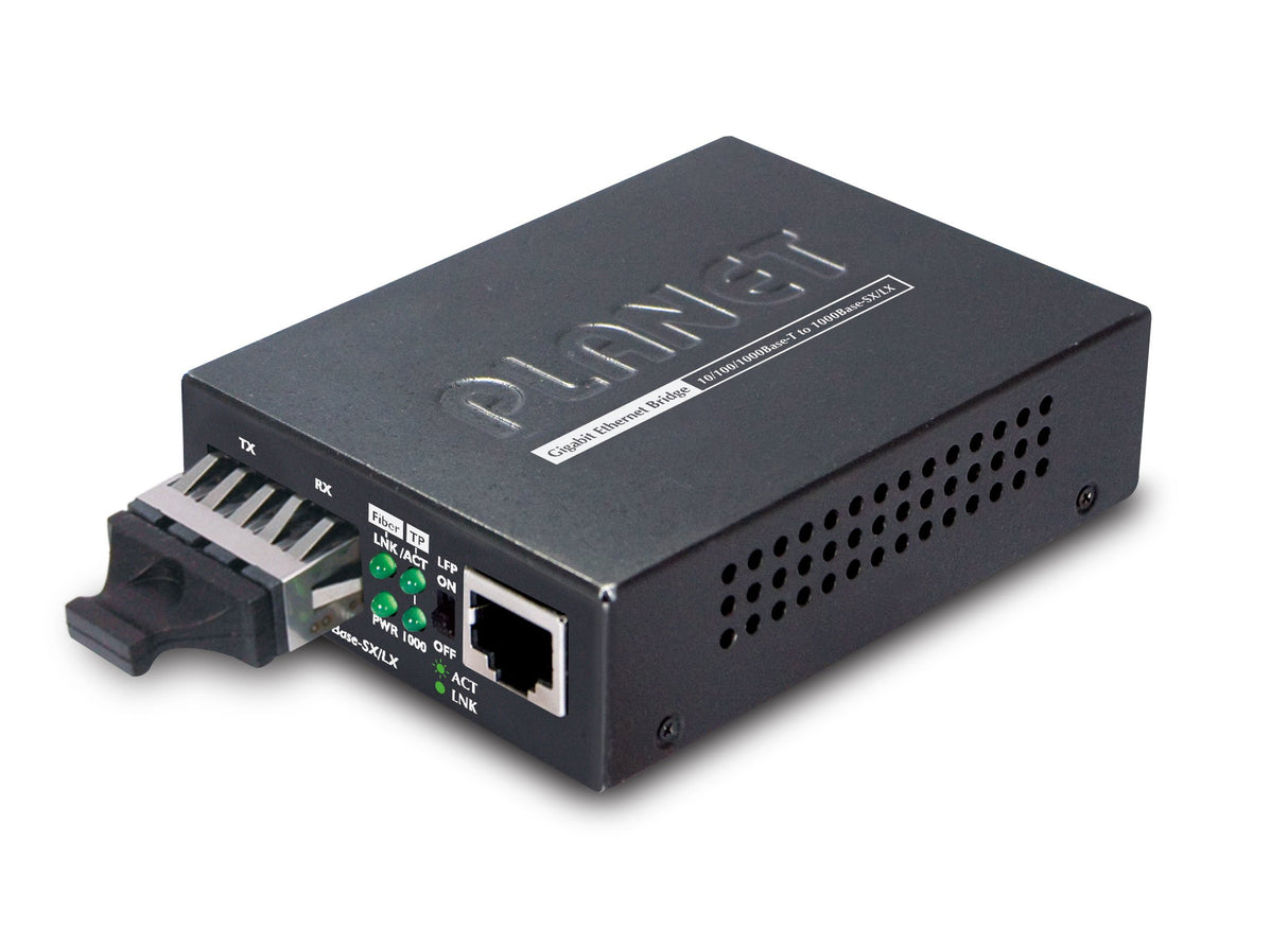 EAN 4711213686207 - PLANET GT-802 convertidor de medio 1000 Mbit/s 850 nm Negro imagen 1