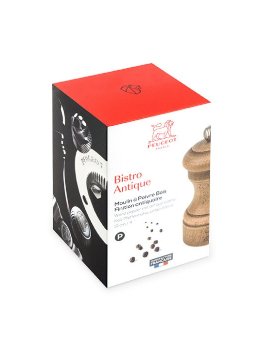 Peugeot Bistro Antique Pfeffer- Mühle 10 Cm Holz