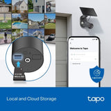 Tp-Link Tapo C411 Kit Venkovn Cámara, Solrn Panel (3mp, 2k Qhd, 1296p, Ir 9m, Wifi, Micro Sd Card, Ip65)