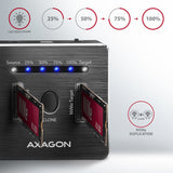 EAN 8595247906496 - Axagon ADSA-M2C base de conexión para disco duro USB 3.2 Gen 2 (3.1 Gen 2) Type-C Negro imagen 2